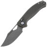 Нож Kunwu Django XL stonewash сталь Elmax рукоять Diamond Texture Gray Ti