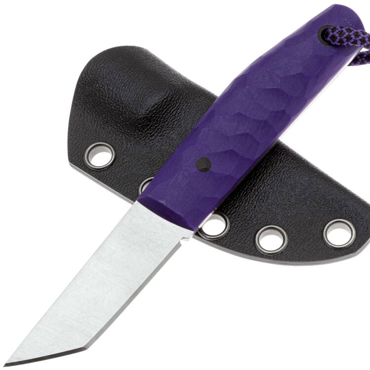 Нож TVI EDC сталь VG-10 рукоять Purple G10 (ТО25.02)