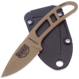 Нож ESEE Candiru Dark Earth cталь 1095 Carbon