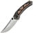 Нож Maxace BlackLight-01 сталь M390 рукоять Distressed Stonewash Titanium/Copper