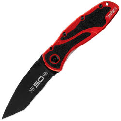 Нож Kershaw Blur 50th Anniversary сталь BDZ-1 рукоять Red Aluminium/Trac-Tec (1670K50W)