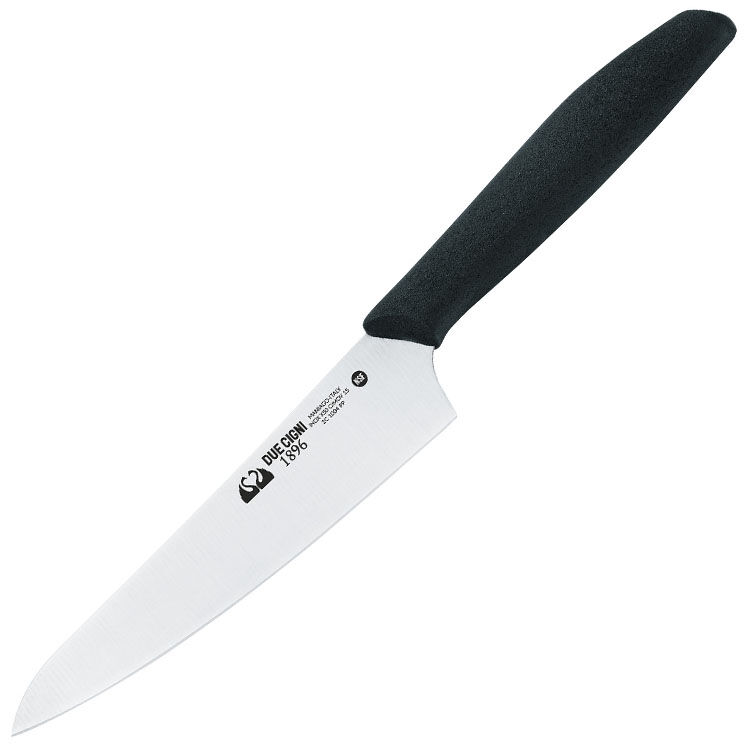 Нож кухонный Due Cigni Utility cталь X50CrMoV15 рукоять Black polypropylene (2C 1004 PP)