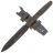 Нож Extrema Ratio Requiem black сталь N690 рукоять Ranger Green Forprene