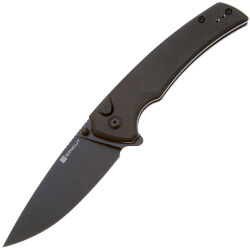 Нож Sencut Serene Blackwash сталь D2 рукоять Black Aluminium (S21022B-1)