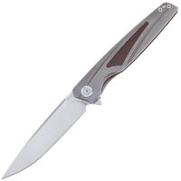Нож Rike Knife 803CH сталь M390 рукоять Dark Gray Ti/Carbon Fiber