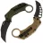 Нож Reate EXO-K black PVD сталь N690 рукоять OD Green Aluminium
