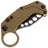 Нож Reate EXO-K black PVD сталь N690 рукоять OD Green Aluminium