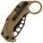 Нож Reate EXO-K black PVD сталь N690 рукоять OD Green Aluminium