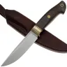 Нож Хантер дол сталь M398 рукоять мокуме/африканское черное дерево (Гончаров Р.А.)