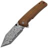 Нож CIVIVI Bhaltair сталь Damascus рукоять Guibourtia Wood (C23024-DS1)