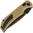 Нож Tenable Eaglestrike blackwash сталь Nitro-V рукоять Diamond Bronze Aluminium