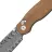 Нож Kizer Phoca CD сталь Damascus рукоять Mkuruti Wood