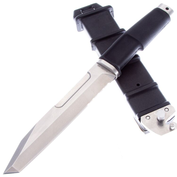 Нож Extrema Ratio Fulcrum Bayonet Satin сталь N690 рукоять Black Forprene (EX/300BAIO2004SATR)
