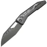 Нож WE Knife Inceptus grey stonewash сталь M390 рукоять Dark grey Titanium/Black-White G10