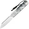 Нож Artisan Cutlery Holm сталь AR-RPM9 рукоять Steel/White Acrylic