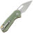 Нож CJRB Mini Pyrite сталь AR-RPM9 рукоять Green Aluminium (J1933-GN)