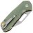 Нож CJRB Mini Pyrite сталь AR-RPM9 рукоять Green Aluminium (J1933-GN)