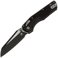 Нож Microtech MSI Mini black сталь M390MK рукоять Black Frag Aluminium