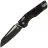 Нож Microtech MSI Mini black сталь M390MK рукоять Black Frag Aluminium