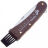 Нож грибника FOX Mushrooms Knife 404 сталь 440 рукоять палисандр