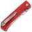 Нож Kansept Reedus stonewash сталь 154CM рукоять Red G10