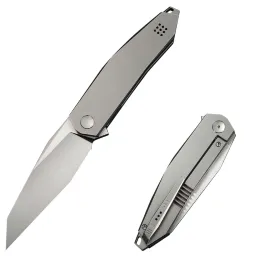 Нож WE Knife Tally satin сталь M390 рукоять Polished Bead Blasted Titanium (WE23090-2)