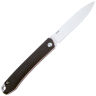 Нож N.C.Custom Respect Satin сталь X105 рукоять Black/Red G10