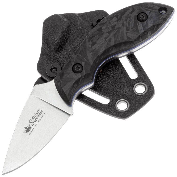 Нож Kizlyar Supreme Hammy сталь Elmax Stonewash рукоять Carbon