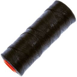 Нить вощеная Dafna полиэстер черная Ø1мм 100м (Wax.Black)