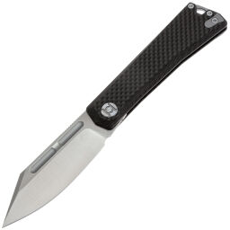 Нож Kunwu Geezer satin сталь Elmax рукоять Carbon fiber