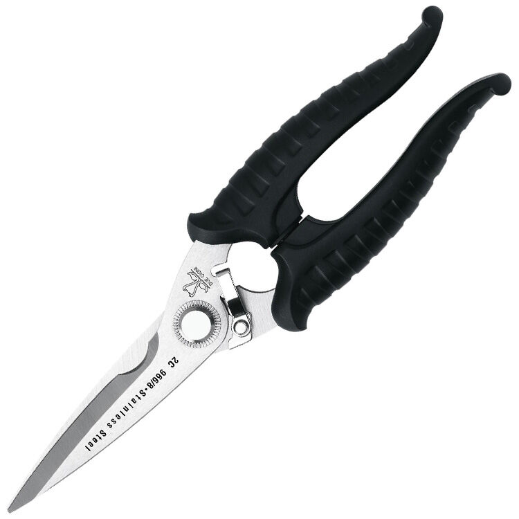 Ножницы кухонные Due Cigni сталь stainless steel рукоять Black ABS (2C 966/8)