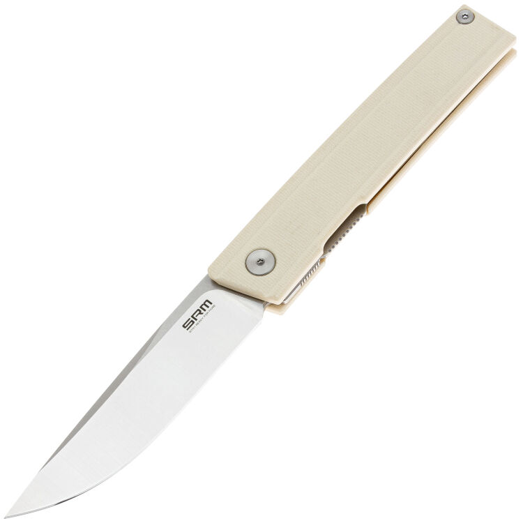 Нож SRM 401LC-GT satin сталь 10Cr15CoMoV рукоять Ivory G10