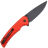 Нож Sencut Serene Blackwash сталь D2 рукоять Red Aluminium (S21022B-2)
