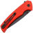 Нож Sencut Serene Blackwash сталь D2 рукоять Red Aluminium (S21022B-2)