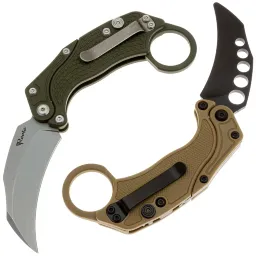 Нож Reate EXO-K stonewash сталь N690 рукоять OD Green Aluminium