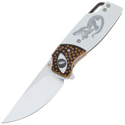 Нож Reptilian Рептилия-01 сталь D2 рукоять White G10