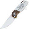 Нож Reptilian Рептилия-01 сталь D2 рукоять White G10