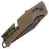 Нож SOG Trident AT Tanto TiNi сталь D2 рукоять Flat Dark Earth GRN (11-12-12-41)