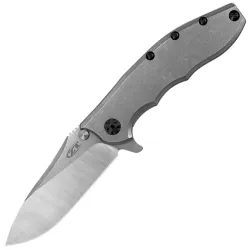 Нож ZT 0562Ti Hinderer Slicer сталь Magnacut  рукоять Grey Titanium