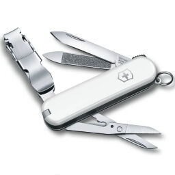 Нож-брелок Victorinox Nail Clip 580 White 65мм. (0.6463.7)