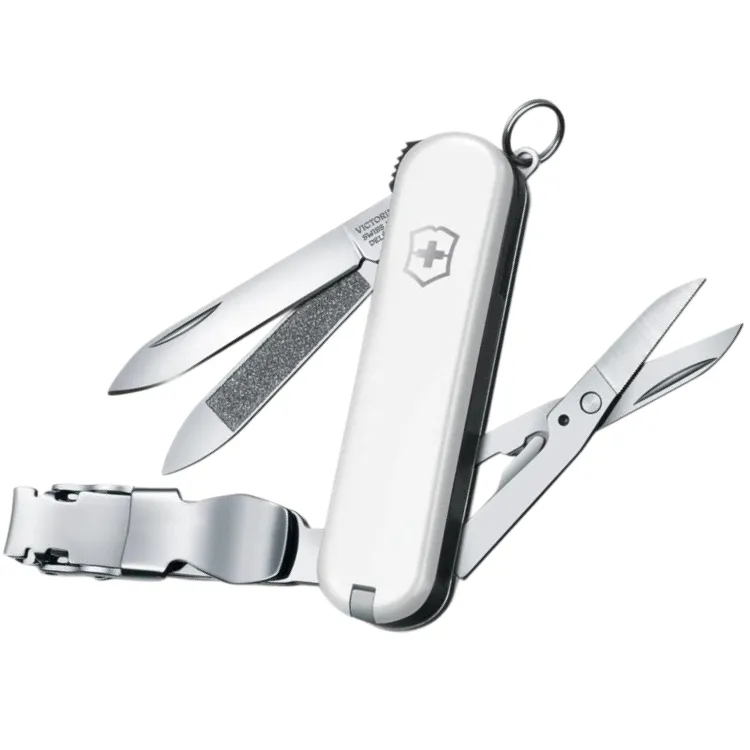 Нож-брелок Victorinox Nail Clip 580 White 65мм. (0.6463.7)