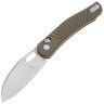 Нож Vosteed Morel stonewash сталь N690 рукоять Brown Aluminium