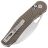 Нож Vosteed Morel stonewash сталь N690 рукоять Brown Aluminium
