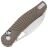 Нож Vosteed Morel stonewash сталь N690 рукоять Brown Aluminium