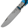 Нож Opinel №7 OutDoor Junior Blue сталь 12C27 рукоять термопластик (001898)