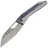Нож WE Knife Inceptus grey stonewash сталь M390 рукоять Grey Titanium/Flamed Titanium