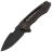 Нож WE Knife Harpen blackwash сталь CPM-20CV рукоять Black Ti (WE23019-1)