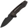 Нож WE Knife Harpen blackwash сталь CPM-20CV рукоять Black Ti (WE23019-1)