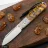 Нож Artisan Cutlery Holm сталь AR-RPM9 рукоять Steel/Yellow Acrylic