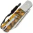 Нож Artisan Cutlery Holm сталь AR-RPM9 рукоять Steel/Yellow Acrylic